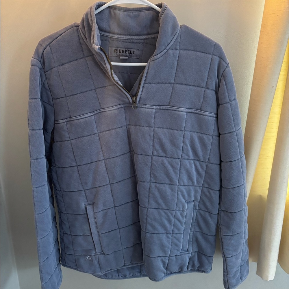 Ridgecut Blue Quilted Pullover